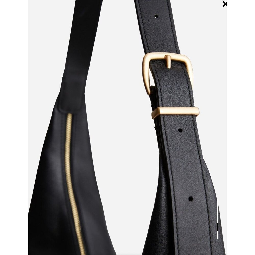 Madewell The Essential Curve Shoulder Bag Leather Casual Adjustable - Picture 5 of 9